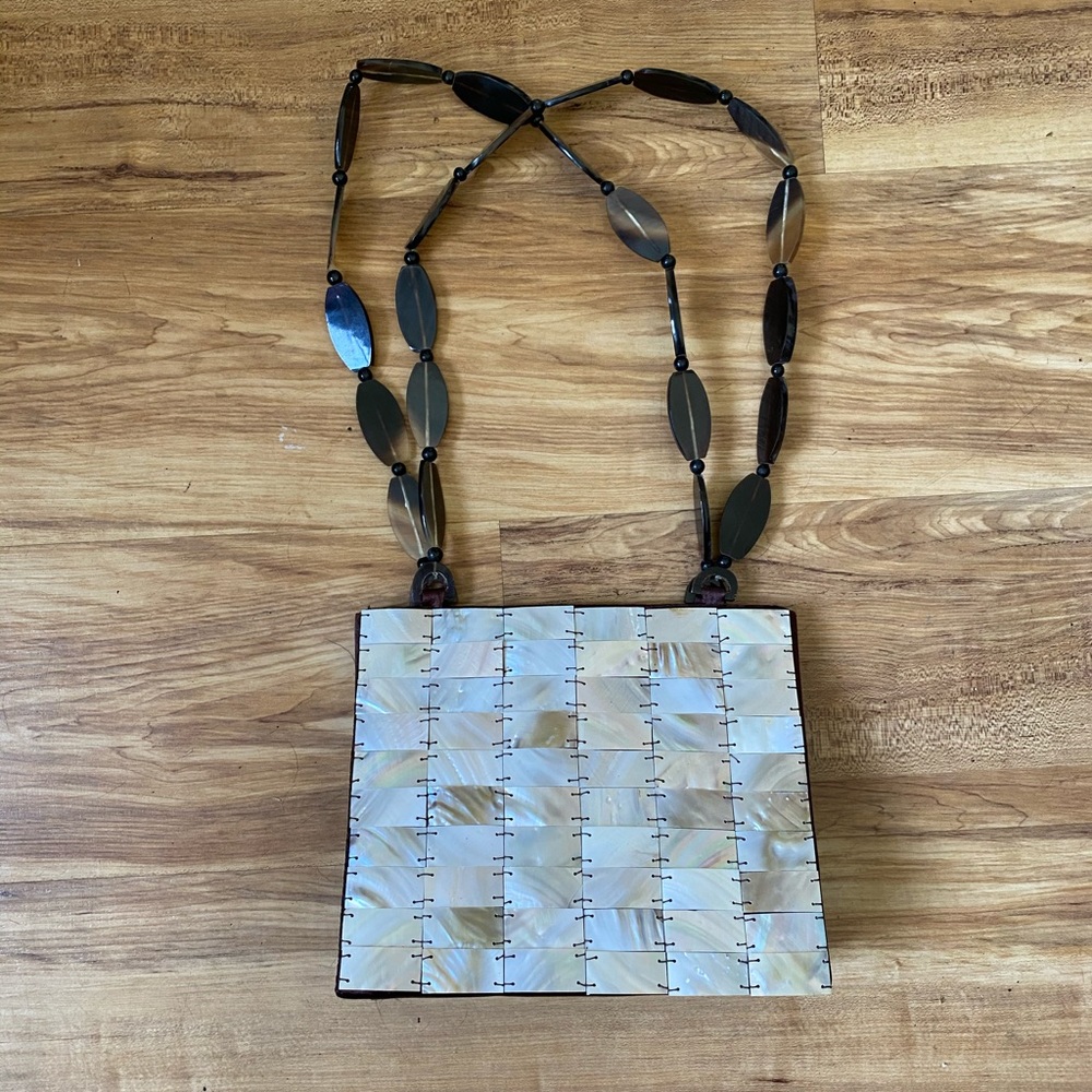 Mad Bags mother of pearl handbag purse